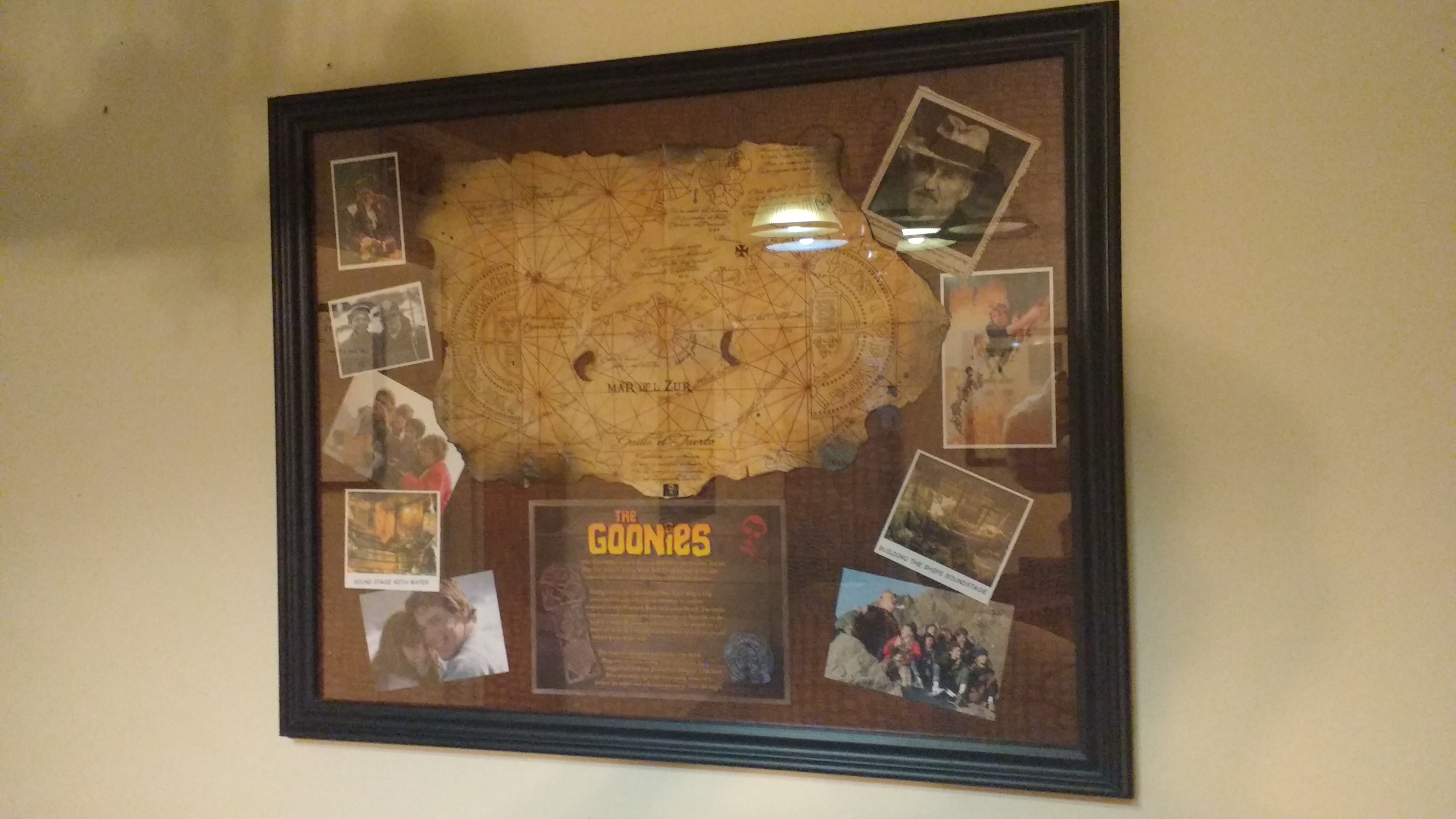 The finished display